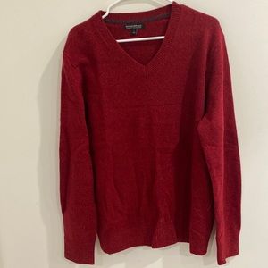 Men’s Red V Neck Sweater from Banana Republic